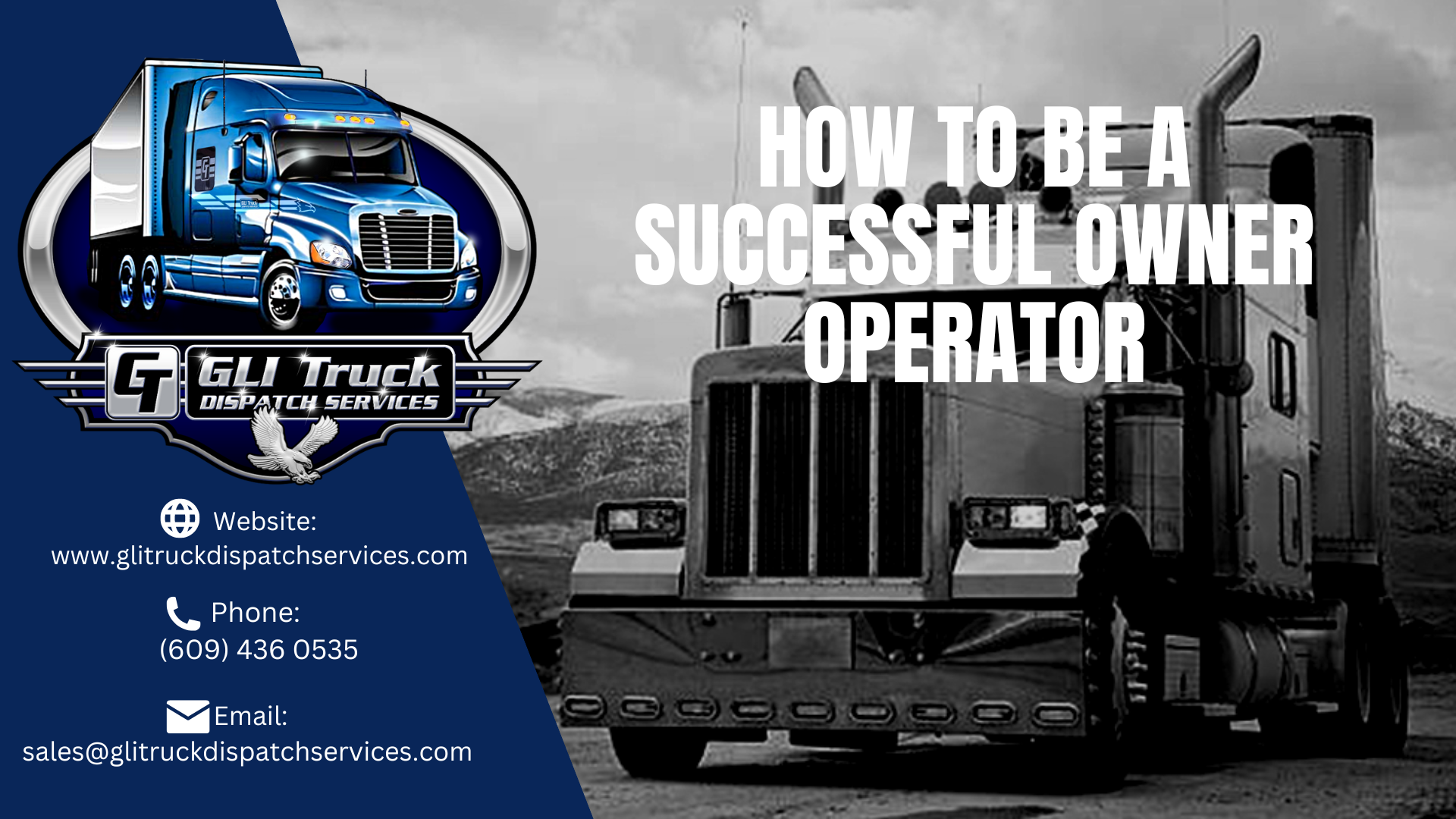 How to be a Successful Owner Operator