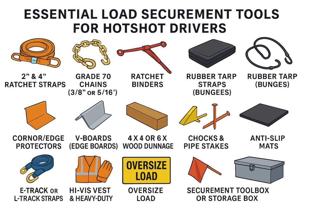 Hotshot Carrier- Must have Load Securement Tools