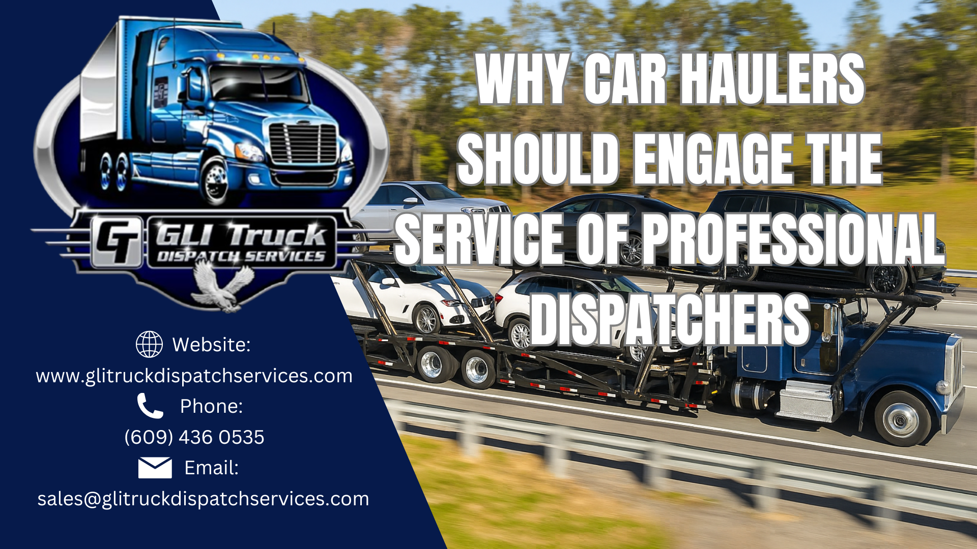 Why Car Haulers Should Engage the Service of Professional Dispatchers